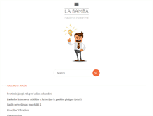 Tablet Screenshot of labamba.lt